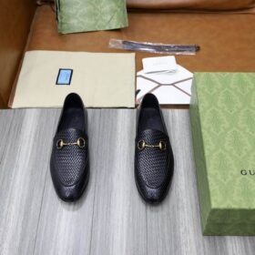 GUCCI Men's Cow Leather Shoes Suit Shoes Casual Shoes