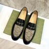 GUCCI Cowhide Leather Shoes Men Suit Shoes 2 color