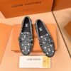 LOUIS VUITTON Men Cowhide Leather Suit Shoes Casual shoes