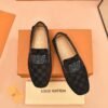 LOUIS VUITTON Men Cowhide Leather Suit Shoes 3 color