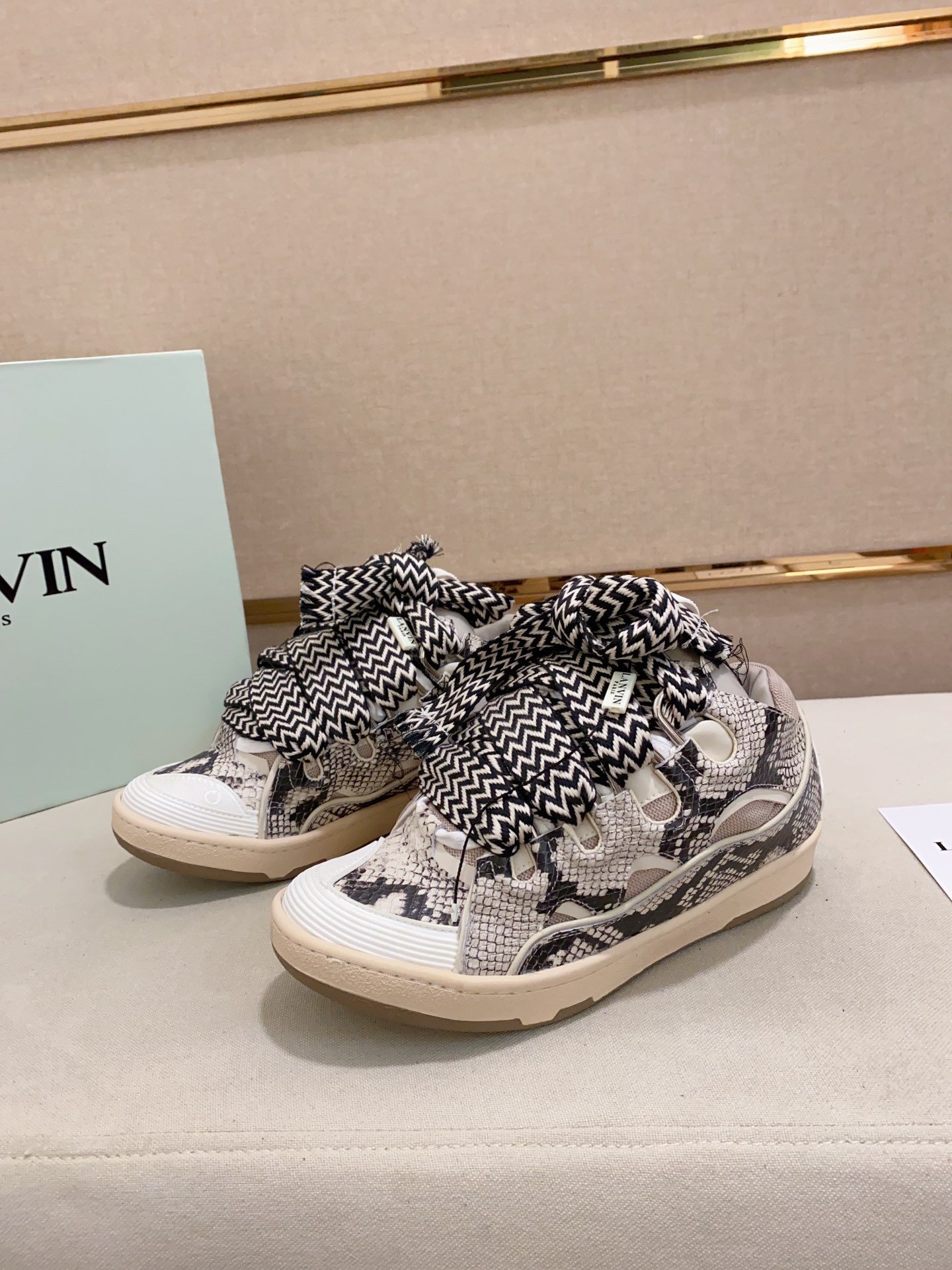 Lanvin Sneaker Leather Sneakers Women's Men's Shoes