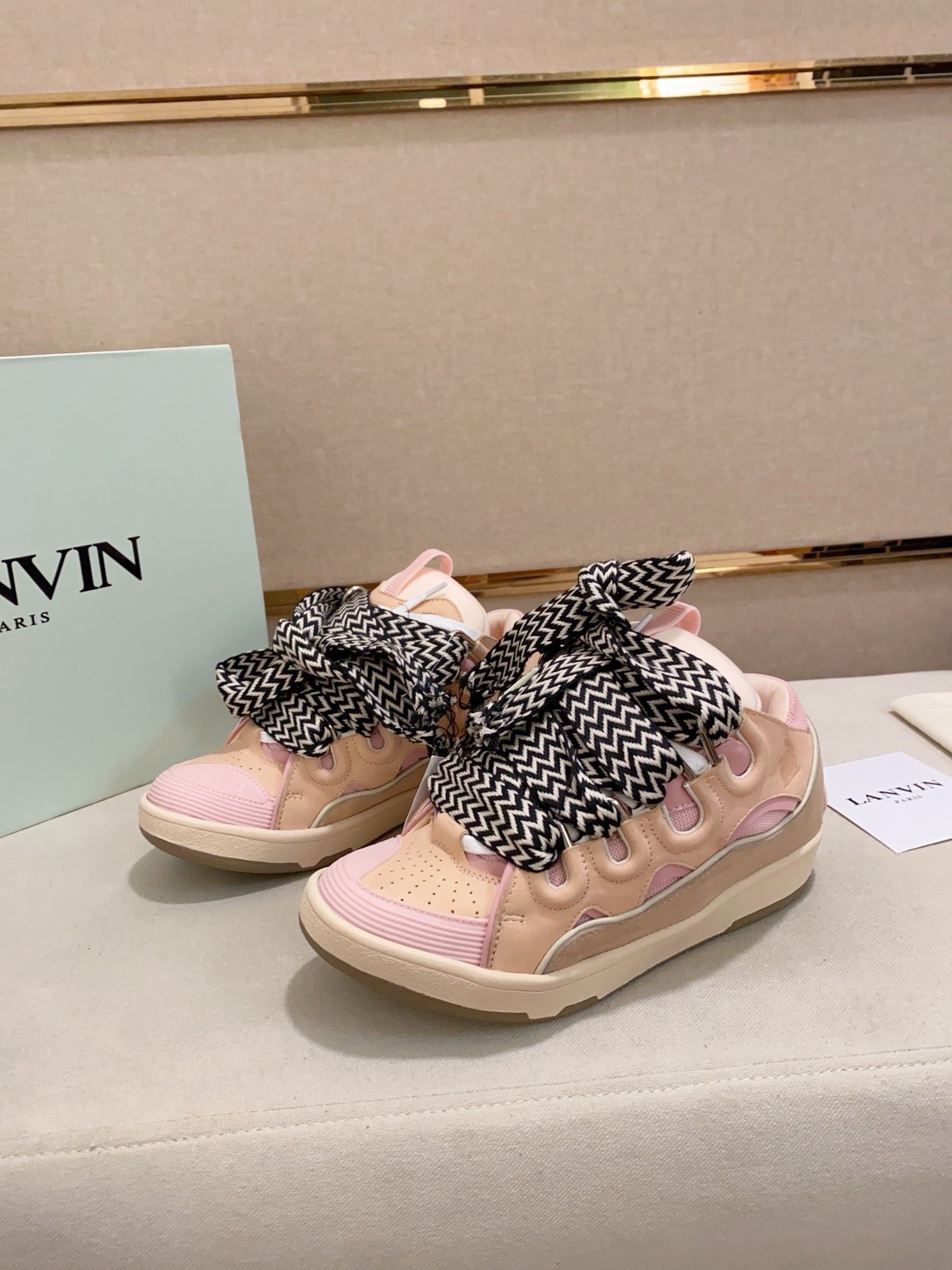 Lanvin Sneaker Leather Sneakers Women's Men's Shoes