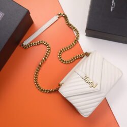 YSL SAINT LAURENT cowhide Crossbody Bag, Shoulder Bag