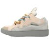 Lanvin Curb Sneaker Leather Sneakers Women's Men's Shoes Gray
