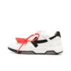 OFF-WHITE Out Of Leather Sneakers Men's Shoes Office White Black