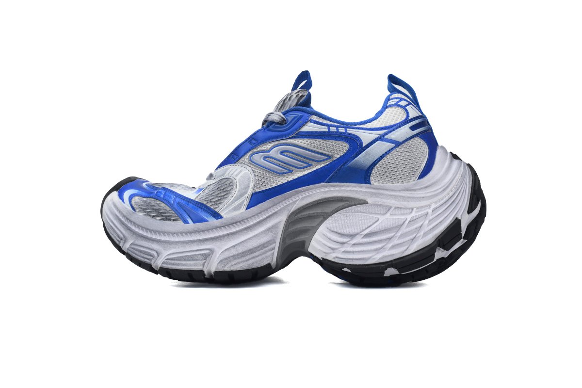 Balenciaga 6XL Sneakers men's shoes White Silver Blue