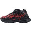 Balenciaga Runner Black And Red Characters
