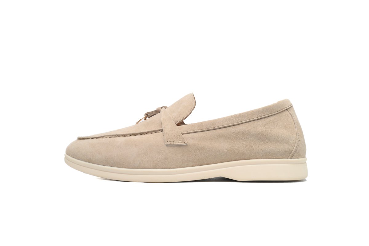 Loro Piana Summer Walk Loafers Men's Beige