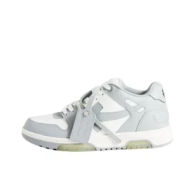 OFF-WHITE Out Of Leather Sneakers Men's Shoes  Office Pale