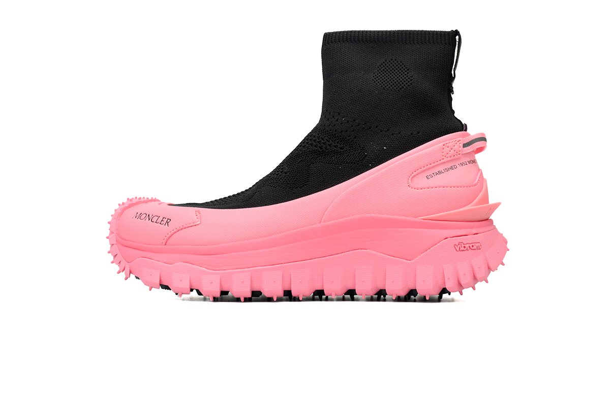 Moncler Trailgrip Leather Black Hiking boots