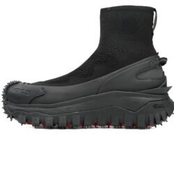 Moncler Trailgrip Leather Black Hiking boots