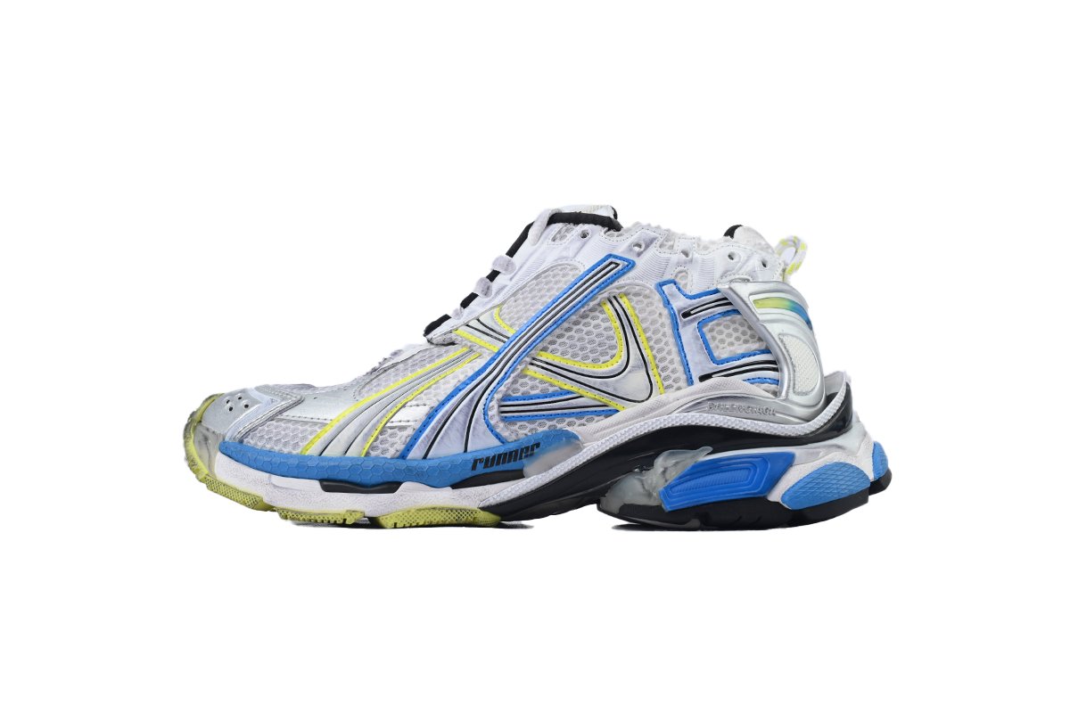 Balenciaga Runner Sneaker 'White Yellow Blue'