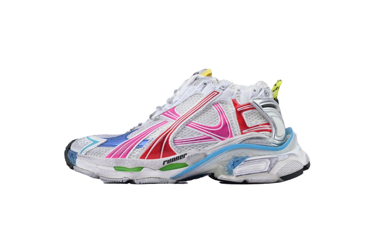 Balenciaga Runner Sneaker 'White Multi-Color'