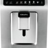 Krups Evidence Plus Kaffeevollautomat mit Milchschlauch, 19 Getränke, 2-Tassen-Funktion, Farbdisplay, Kaffeemaschine, TÜV-Siegel, Silber, EA894T10, Titanium-metallic