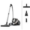 Rowenta Compact Power XXL Animal beutelloser Bodenstaubsauger, 900 Watt, 3-stufiges Filtersystem, XXL Fassungsvermögen, 8,80 m Reinigungsradius, inkl. umfangreichem Zubehör, Bronze, RO4B50