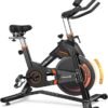 【Aktualisiert】Heimtrainer Fahrrad, YOSUDA Indoor Cycling Bike mit Magnetwiderstand & APP, Leises Ergometer mit LCD-Monitor & Tablet-Halter, Spining Bike für Kardiotraining zu Hause, Höhenverstellbar