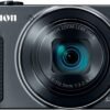 Canon PowerShot SX620 HS Digitalkamera (20,2 MP, 25-fach optischer Zoom, 50-fach ZoomPlus, 7,5cm (3 Zoll) Display, CMOS-Sensor; DIGIC4+, optischer Bildstabilisator, WLAN, NFC, HDMI) Kamera schwarz