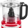 KitchenAid Food Processor - Kompakter Küchenmaschine mit 2 geschwindigkeitsstufen und Pulsfunktion - Zerkleinern, Kneten, Reiben und Schneiden - BPA-Frei - 1,7L Schüssel - 250 W - Schwarz