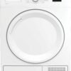 Beko B3T32491 Wäschetrockner, 9 kg, Frontlader Wärmepumpentrockner, 15 Programme, Sensortrocknung, Dampffunktion, Silent-Programm, Allergikergeeignet, Säulenfähig, Aquawave Schontrommel, Weiß