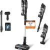 Levoit - Akku Staubsauger - Laufzeit für 100㎡ - Staubsauger Kabellos - Vacuum Cleaner - 99,99 Prozent HEPA-Filter - Selbststehend - Anti Tangle - Für Tierhaare/Teppich/Hartböden/Auto - LVAC-200 MAX