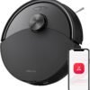 roborock Q10 S5 Saugroboter mit Wischfunktion, 10.000 Pa HyperForce Saugkraft, Dual Anti-Tangle System, Auto Lifting Mopping, Ideal für Tierhaare, Teppiche, Hartböden (Weiß)