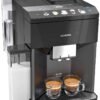 Siemens Kaffeevollautomat EQ500 integral, farbiges TFT-Display, 9 Kaffee- und Milchgetränke, Doppeltassenfunktion, beleuchteter Kaffeeauslauf, entnehmbare Brüheinheit, Schwarz, TQ515D09