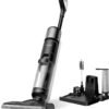 Ultenic AC1 Elite Nass-Trockensauger kabelloser Staubsauger mit Wischfunktion, 3 in 1, 50 Min., intelligente Schmutzerkennung, 14.000 Pa Saugkraft, Selbstreinigung, 1,15 L, doppelter Tank, LED-Display