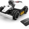 MAMMOTION LUBA mini AWD LiDAR Mähroboter ohne Begrenzungskabel & RTK-Antenne für 1500 m², 3D LiDAR+NetRTK+AI Vision Triple-Fusion, AWD 80% Steigung, Automatische Kartierung, 3 Jahre Gratis-4G