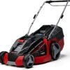Einhell Akku-Rasenmäher GE-cm 43 Li M Kit Power X-Change (36V, 43 cm Schnittbreite, bis 600 m², Brushless, Mulch-Kit, 63L Fangkorb, 25-75 mm Schnitthöhe, inkl. 2X 4,0Ah + 2X Ladegerät)