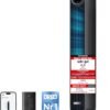 DREO 20dB Leiser Turmventilator, 10 m Wurfweite 4 Geschwindigstufen 4 Modi 8 Std. Timer 90° oszillierende Ventilator mit Kühlung Fernbedienung für Schlafzimmer, Nomad One, Schwarz