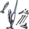 AEG 2in1 Akku Staubsauger, schlanke Bauform, Multi-Bodendüse, PetPro-Elektrosaugbürste, Tiefenreinigung, bis zu 50 min Laufzeit, 21,6 Volt, inkl. Zubehör, freistehend, Hygienefilter, blau, QX7-1-I360