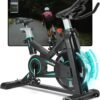[2026 Aktualisierte]WENOKER Heimtrainer,Magnetwiderstand Stationäres Fahrrad für Zuhause,Indoor Bike mit Flüsterleise,Schweres Schwungrad und Verbesserter LCD-Monitor