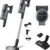 AEG Serie 3000 Ergorapido CX7-2-45MÖ 2in1 Akku Staubsauger, 50% Recyclingmaterial, beutellos, bis zu 45 min Laufzeit, freistehend, wendig, Bürstenreinigungsfunktion, LED, 0.5L, schwarz