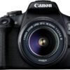 Canon EOS 2000D Spiegelreflexkamera - mit Objektiv EF-S 18-55 F3.5-5.6 III (24,1 MP, DIGIC 4+, 7,5 cm (3.0 Zoll) LCD, Display, Full-HD, WiFi, APS-C CMOS-Sensor), schwarz