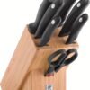ZWILLING Style Messerblock, 8-teilig, Bambusblock, Messer, Wetzstab und Schere aus rostfreiem Spezialstahl/Kunststoff-Griff, Schwarz